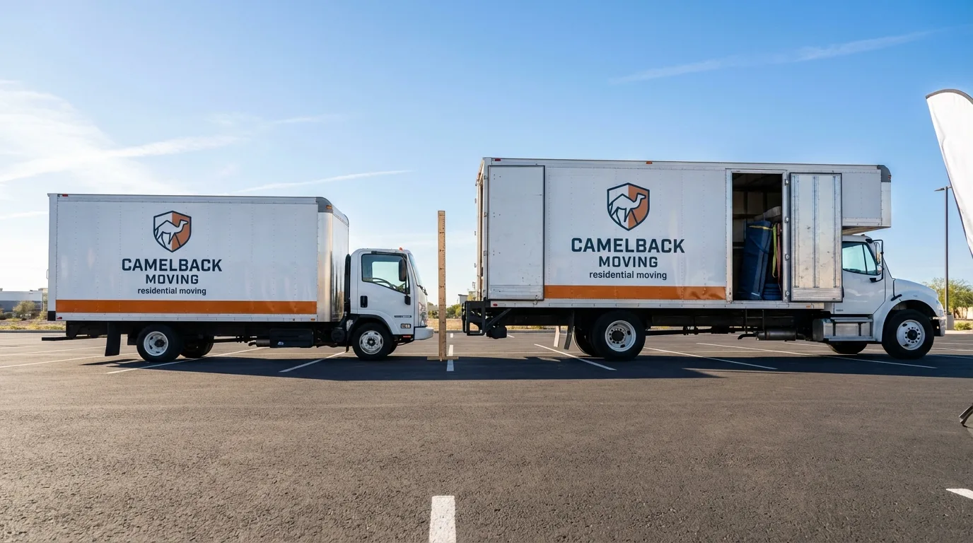 Moving truck size capacity guide in Oaklyn